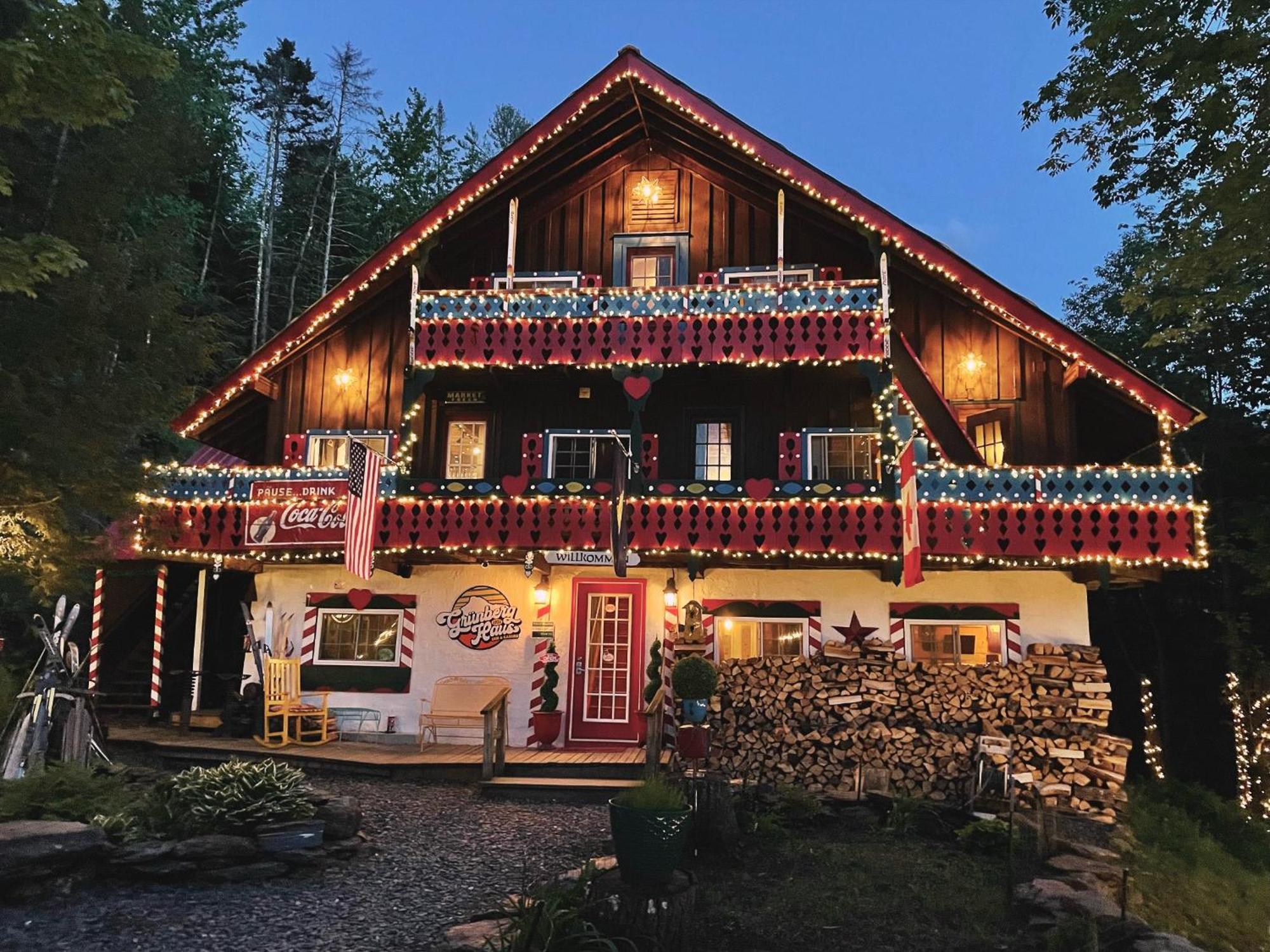 Grunberg Haus Inn & Cabins 沃特伯里 外观 照片