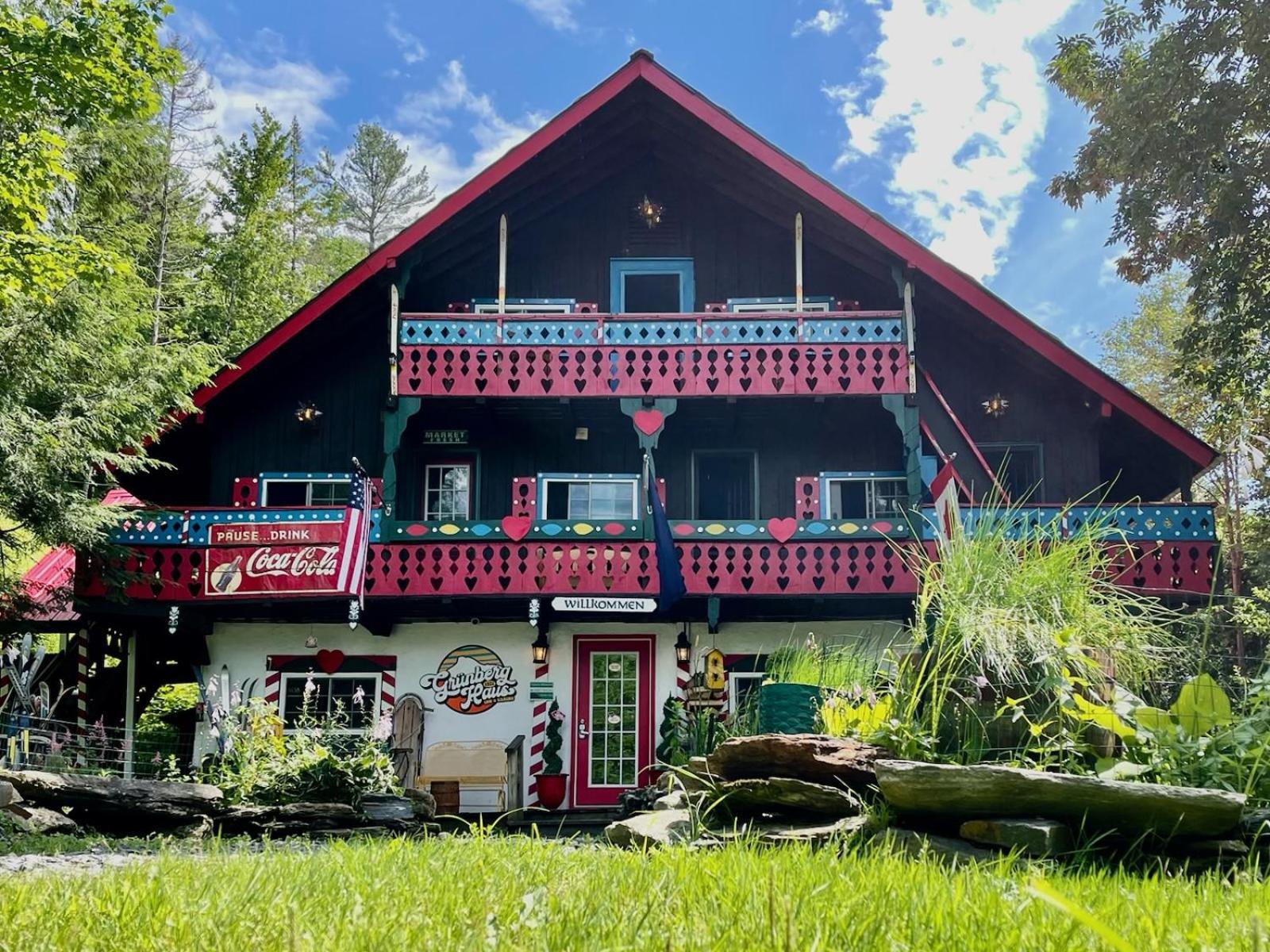 Grunberg Haus Inn & Cabins 沃特伯里 外观 照片