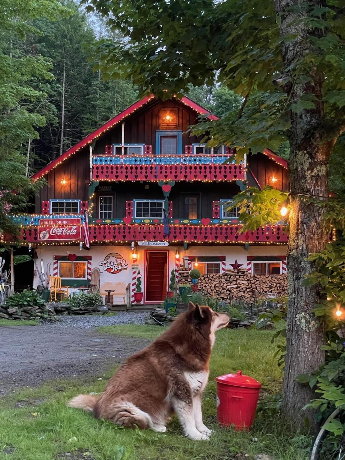 Grunberg Haus Inn & Cabins 沃特伯里 外观 照片